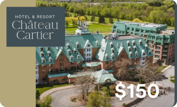 Hôtel & Resort Château Cartier $150 Gift Card