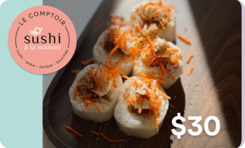 Sushi à la Maison $30 Gift Card