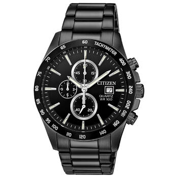Citizen Quartz 42mm Men's Chronograph Sport Watch - Black