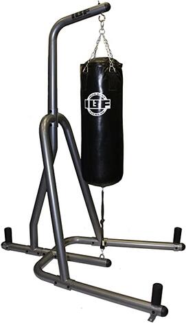 Iron Body Fitness 100 lb Heavy Bag Stand - Graphite/ Black